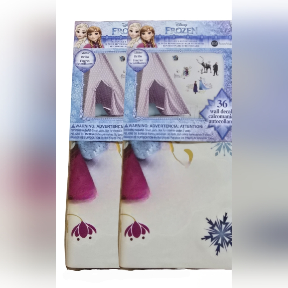 Frozen Wall Decals Set Of 2-36pcs Each